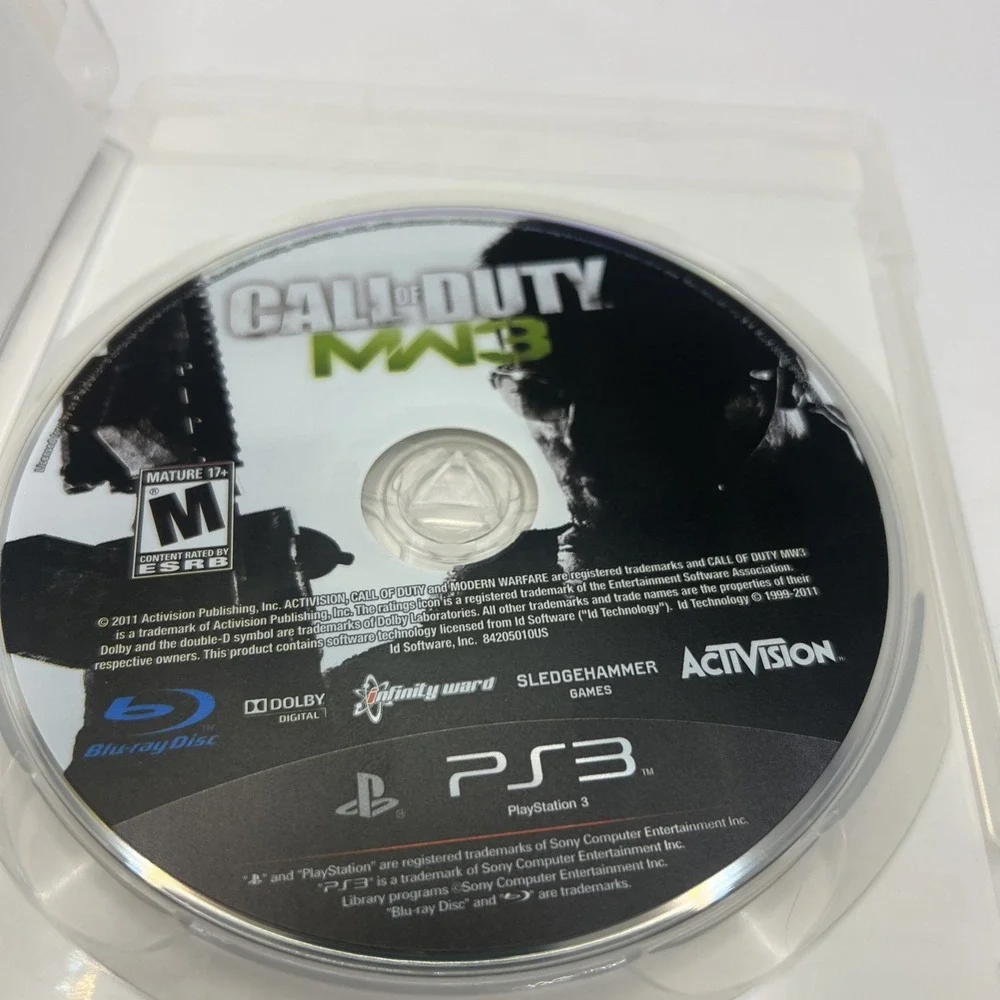 Call of Duty: Modern Warfare 3 MW3 PS3 (Sony PlayStation 3, 2011)